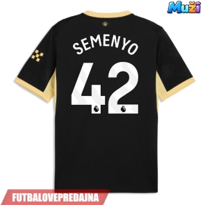 Lacne Muži Futbalové dres Manchester City Antoine Semenyo #42 2026-27 Krátky Rukáv - Preč